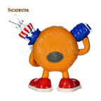 Dab Rig Recycler Bong 5" Monster Donut Phoenix Star American Flag