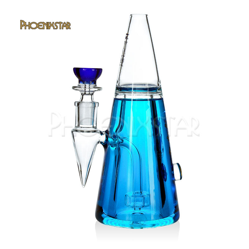 Freezable Glycerin Dab Rig Bong 8" Phoenix Star