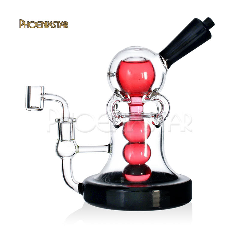 Freezable Bong Dab Rig Glycerin 8" Phoenix Star