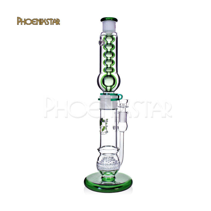 Freezable Bong Glycerin 16" Sphere Perc Phoenix Star