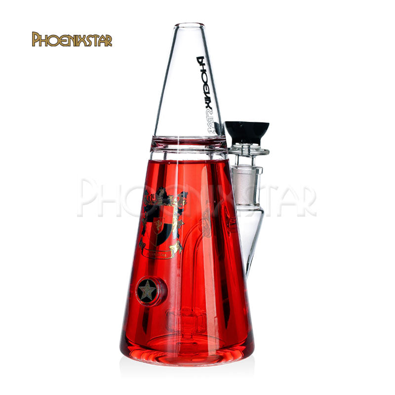Freezable Glycerin Dab Rig Bong 8" Phoenix Star