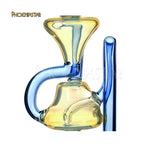 Puffco Peak Pro Recycler Attachment Glass 6" Silver Fumed