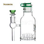 Freezable Bong 17" Glycerin Sprinkler Grid Perc Phoenix Star