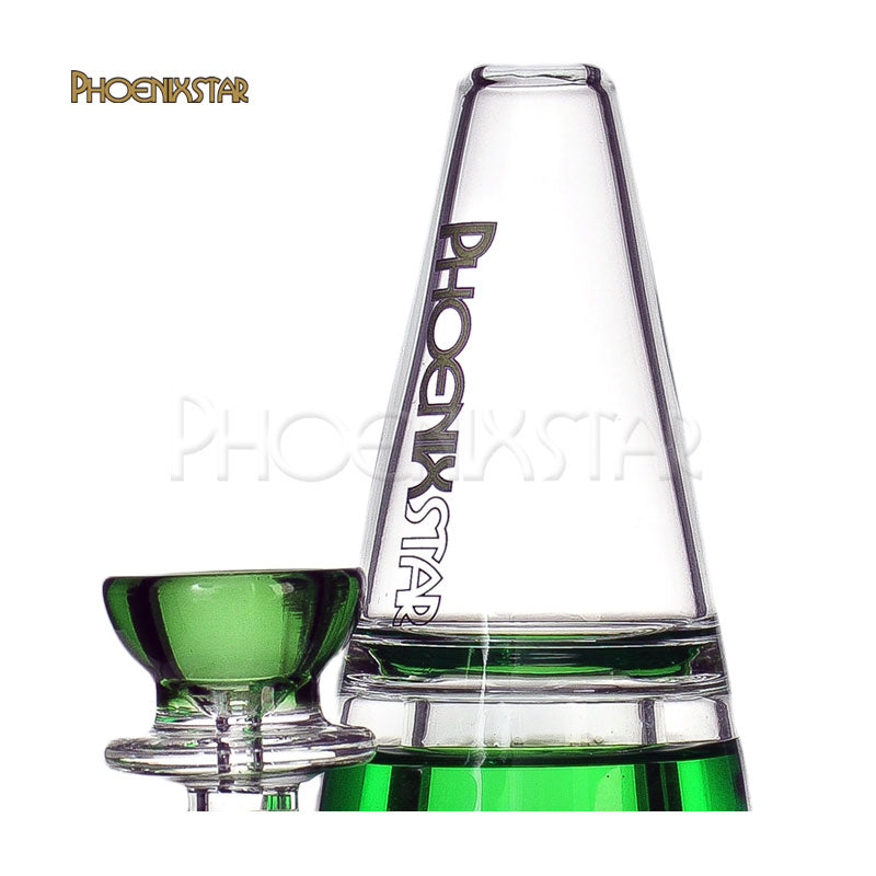 Freezable Glycerin Dab Rig Bong 8" Phoenix Star