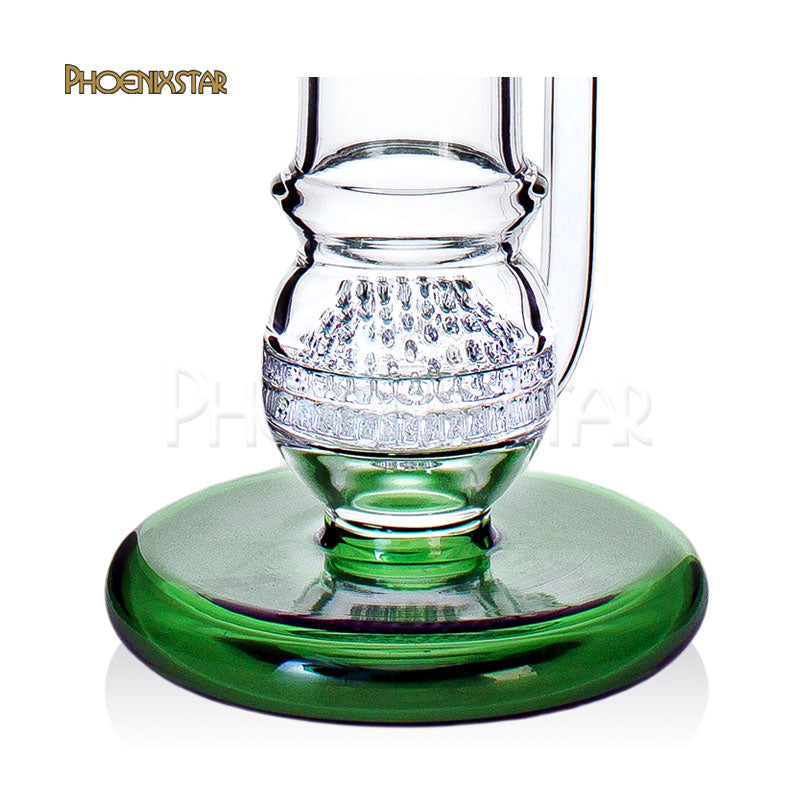 Freezable Bong Glycerin 16" Sphere Perc Phoenix Star