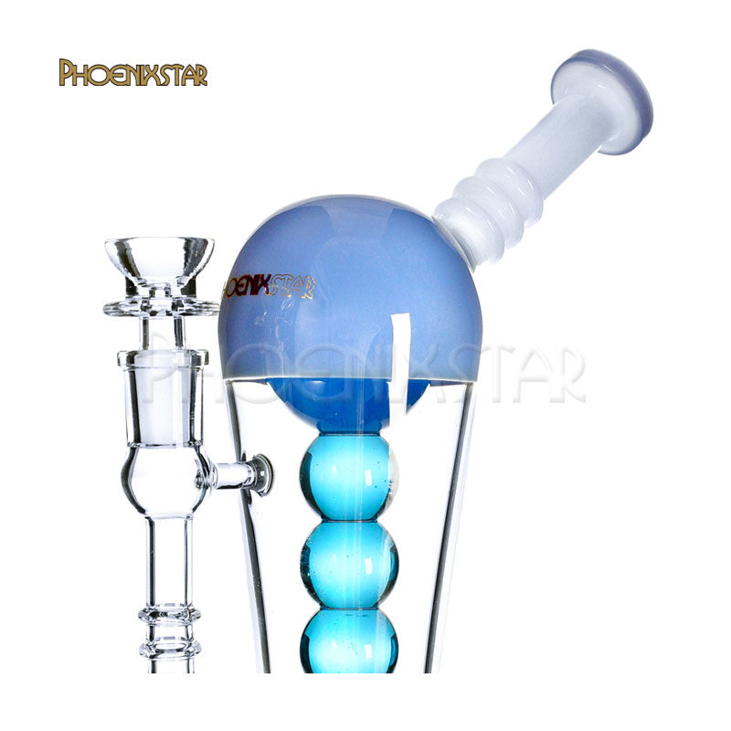 Freezable Bong Dab Rig Glycerin 10" Phoenix Star