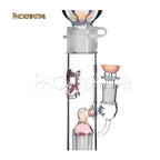 Freezable Bong Tree Perc 16" Phoenix Star