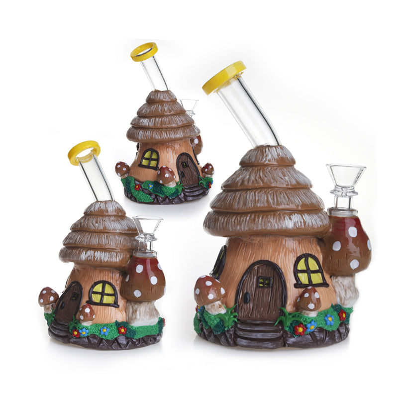 Bong Mushroom House 7" Mushroom Bong