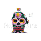 Monster Bong Flower Skull 10" Phoenix Star