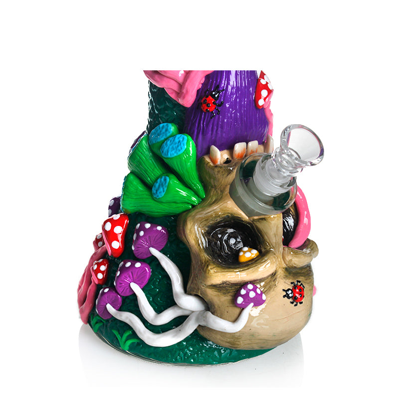 Mushroom Bong 13" 3d Phoenix Star Bong