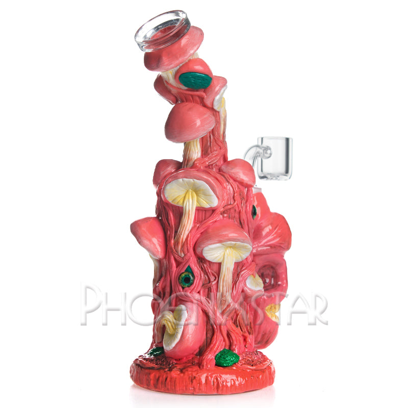 Monster Bong Dab Rig 10" Mushroom Skull Bong Mini Bong