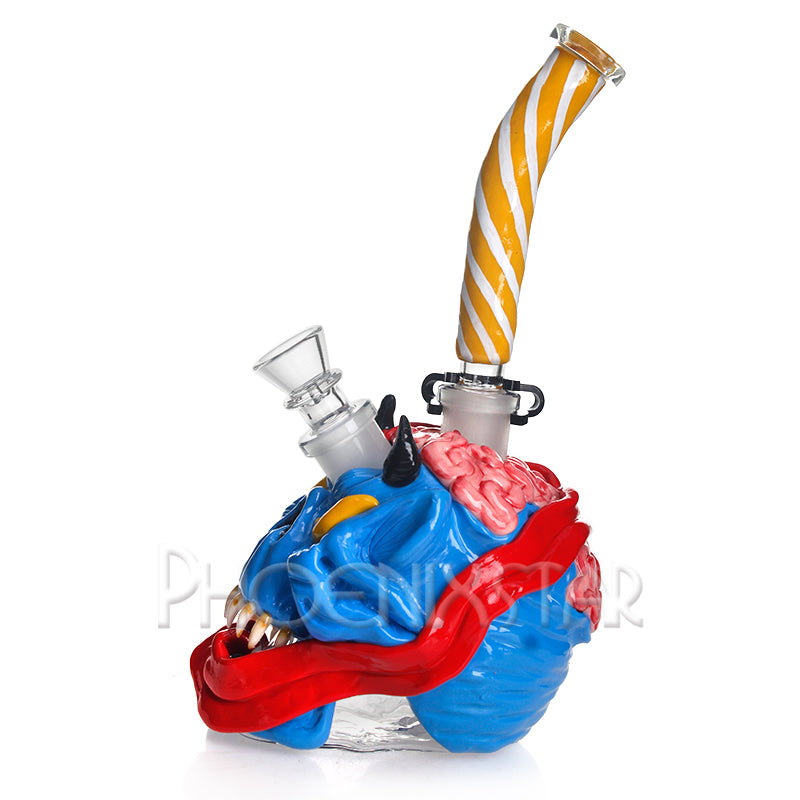Monster Bong Skull 11" Phoenix Star Bong