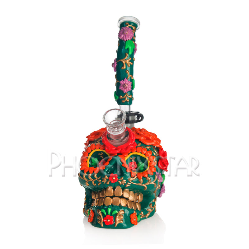 Monster Bong 11" Skull & Roses