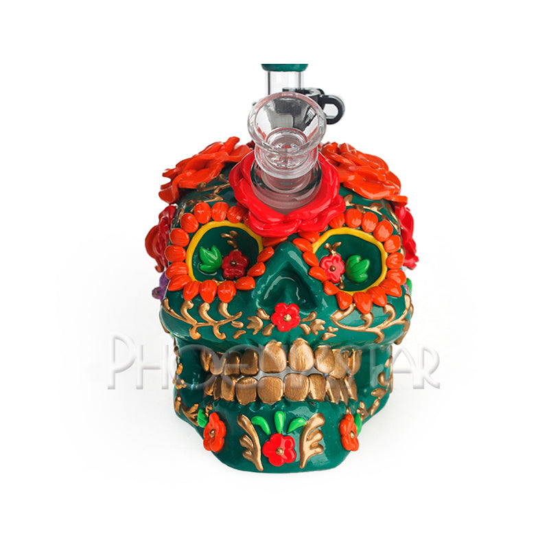 Monster Bong 11" Skull & Roses