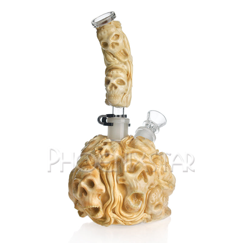 Monster Bong Skulls 3d Bong 11" Phoenix Star Bong