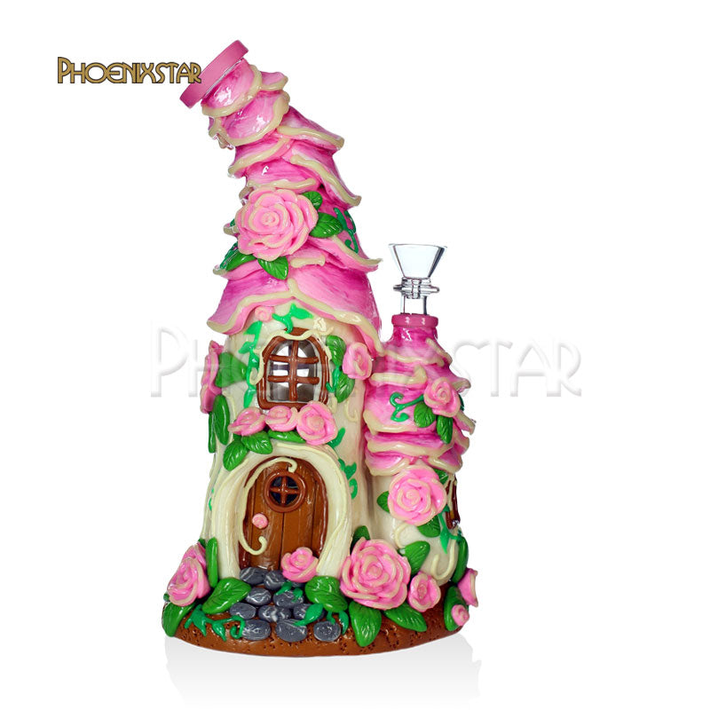 Mushroom Bong Roses Mushroom Bong 10"