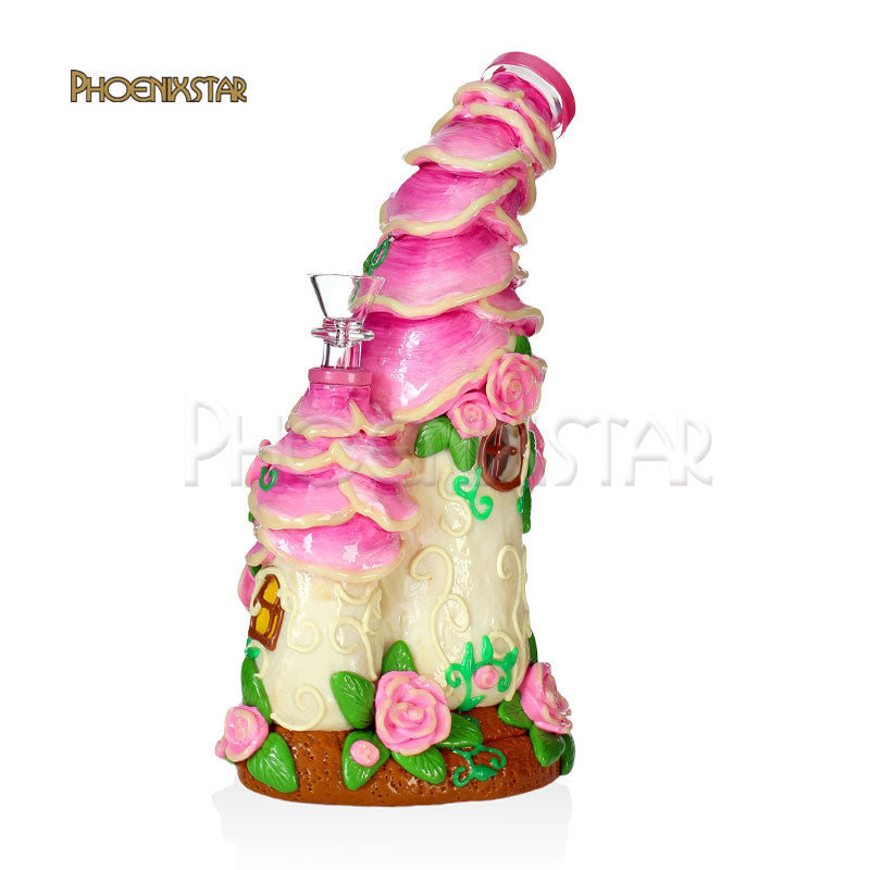 Mushroom Bong Roses Mushroom Bong 10"