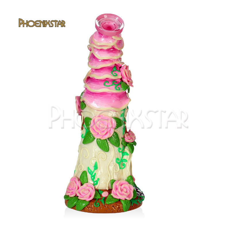 Mushroom Bong Roses Mushroom Bong 10"