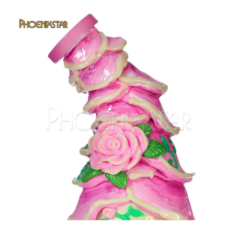 Mushroom Bong Roses Mushroom Bong 10"