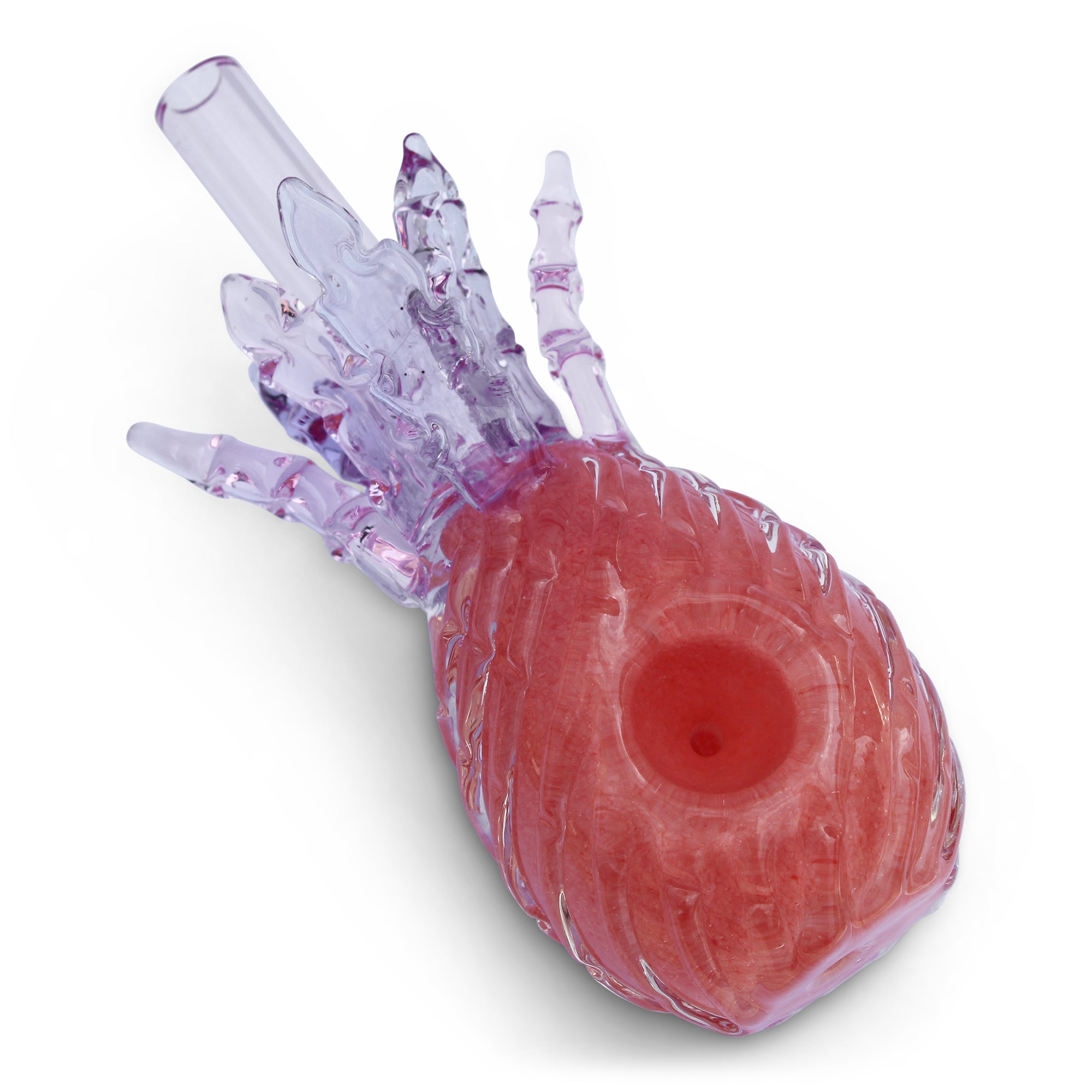 pineapple pipe pink girly pipe hand pipe glass pipe