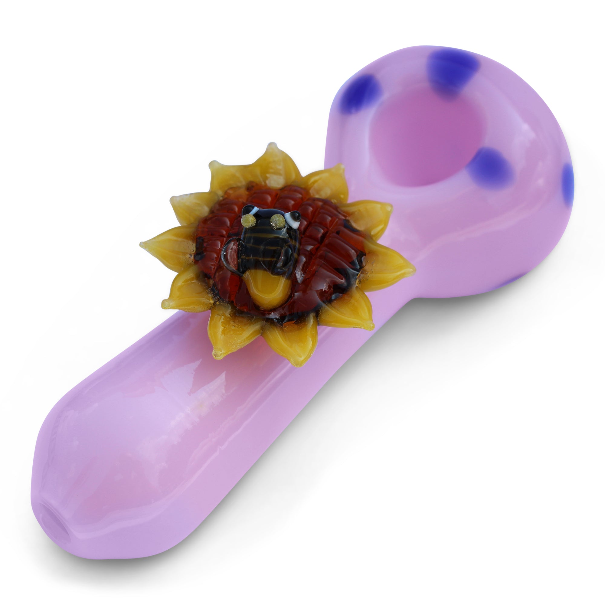 Glass Pipe Hand Pipe Flower Honeybee Pipe