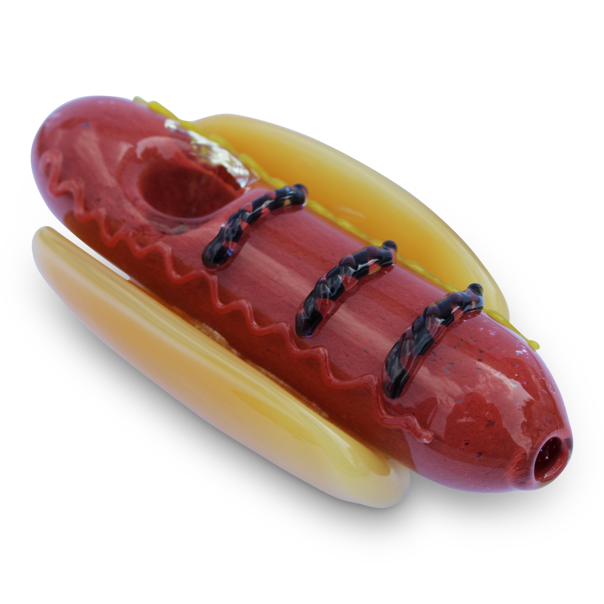 Glass Pipe Hand Pipe Hotdog Pipe