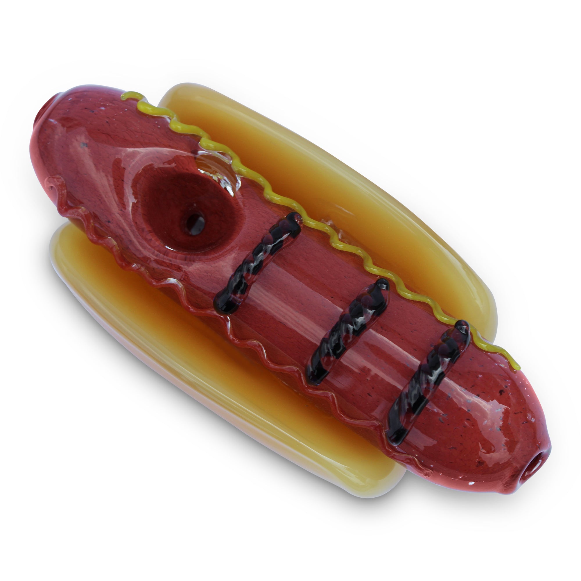 Glass Pipe Hand Pipe Hotdog Pipe