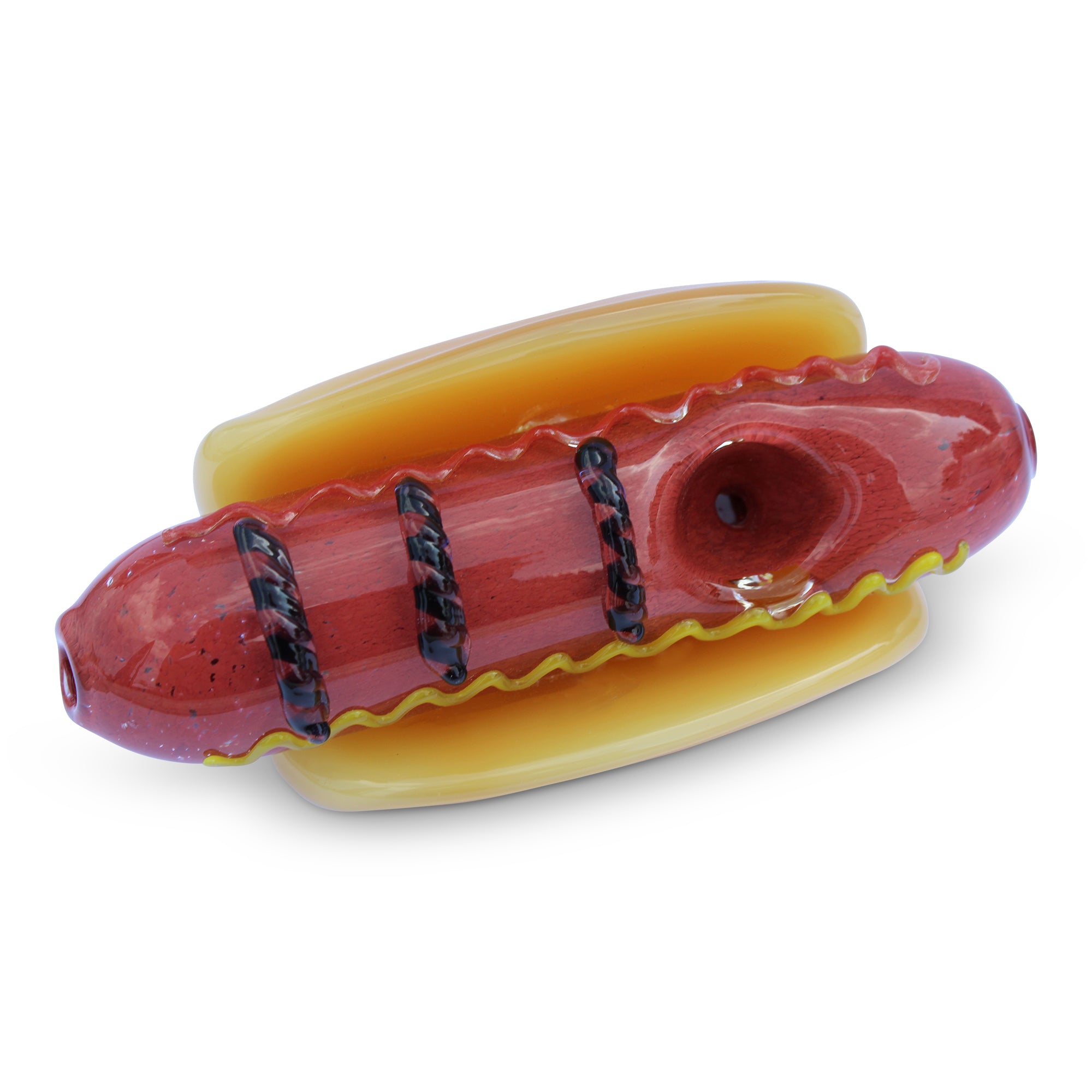 Glass Pipe Hand Pipe Hotdog Pipe