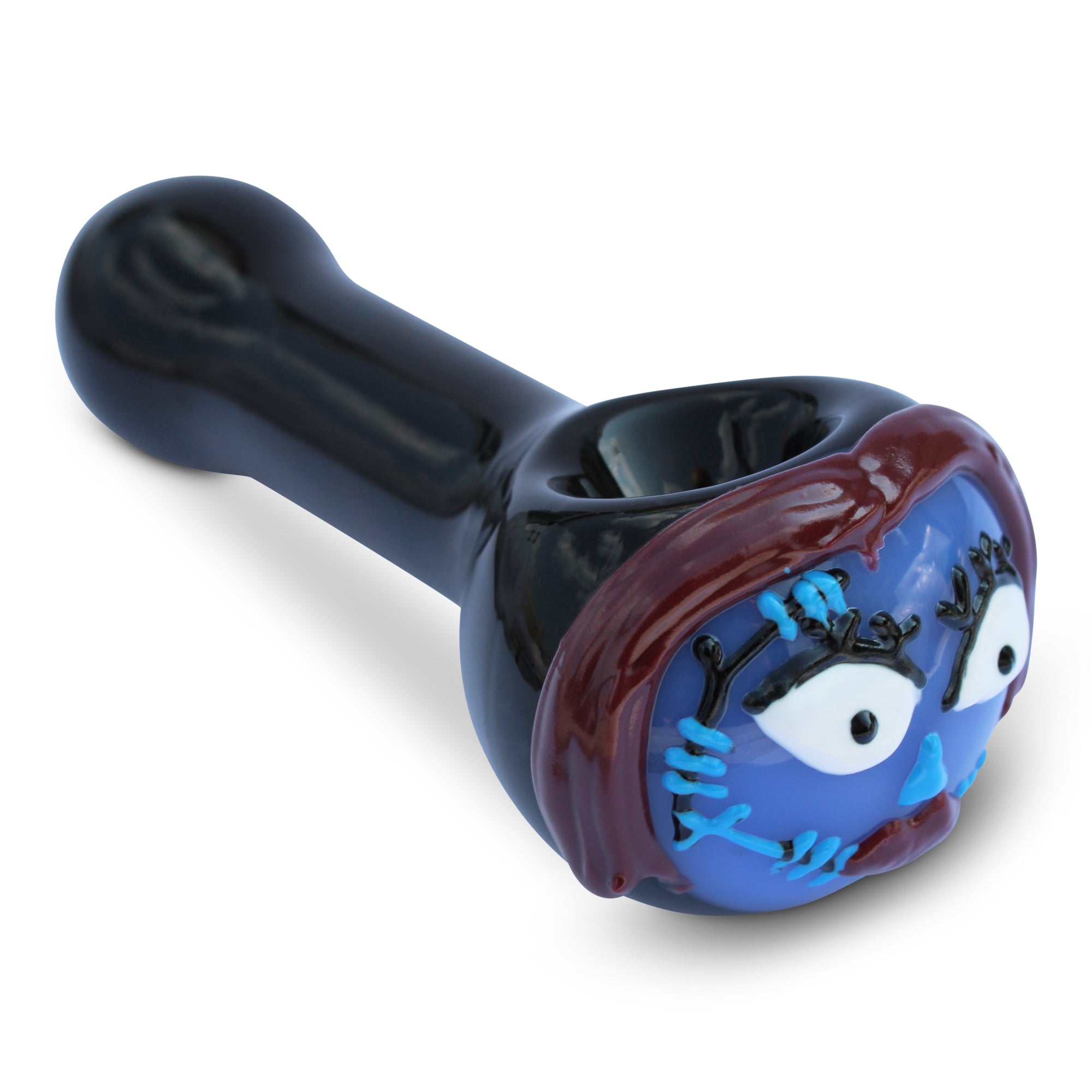 Glass Pipe Hand Pipe Sally Skellington Bowl