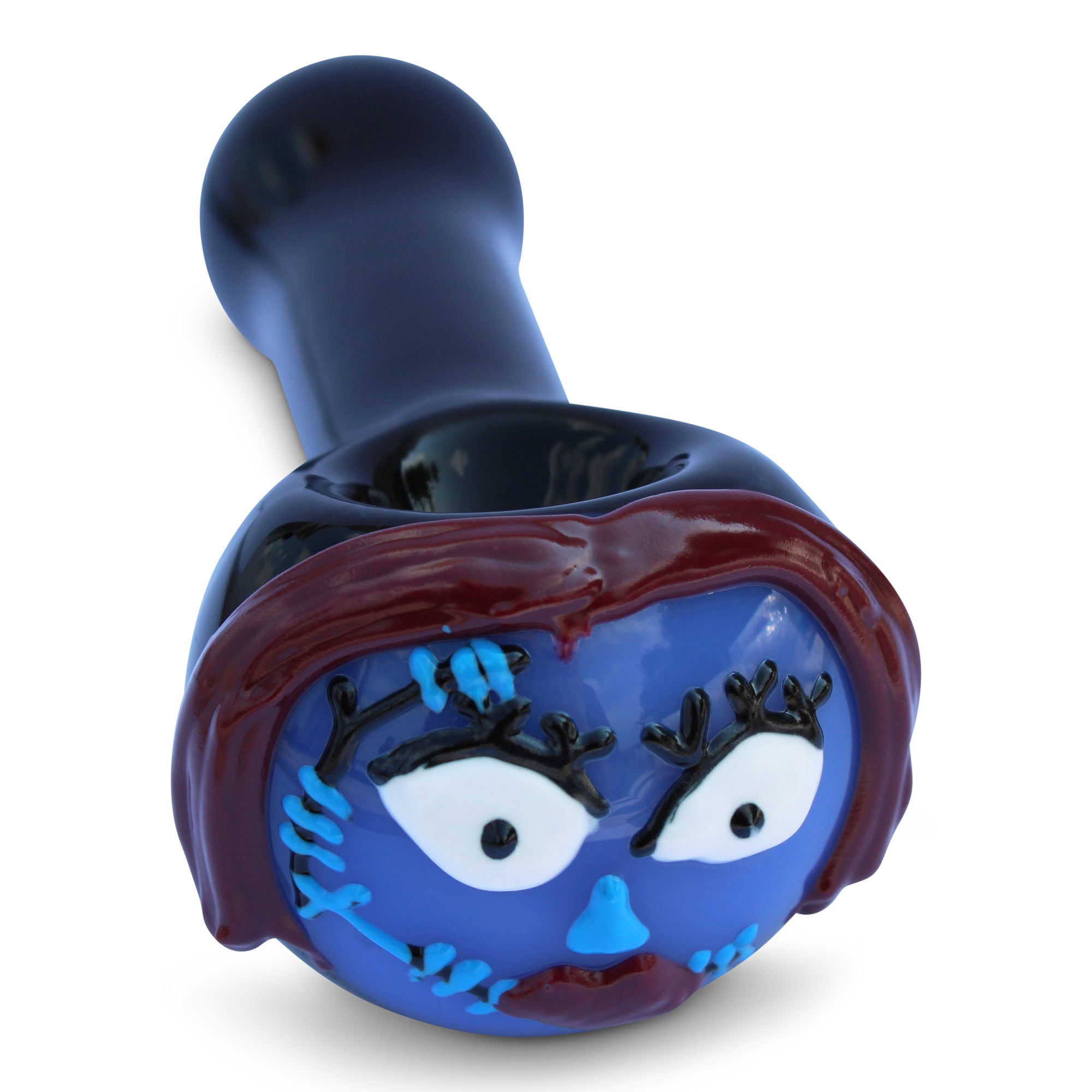 Glass Pipe Hand Pipe Sally Skellington Bowl