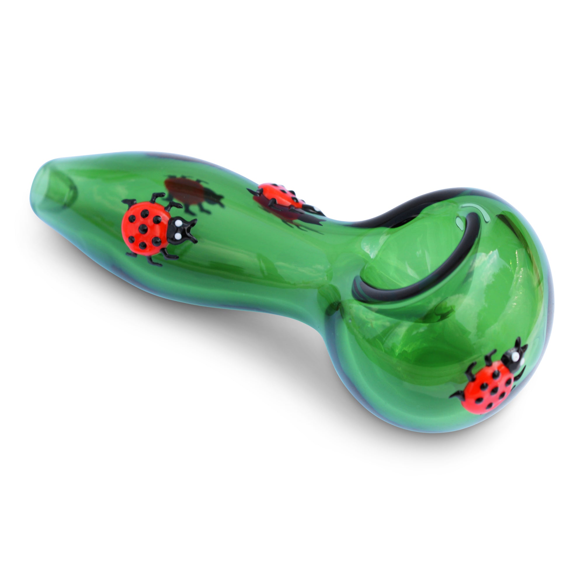 Glass Pipe Hand Pipe Ladybug Pipe Bowl