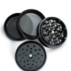 Weed Grinder Hippy Mushrooms & Flowers 2.5" x 1.75"