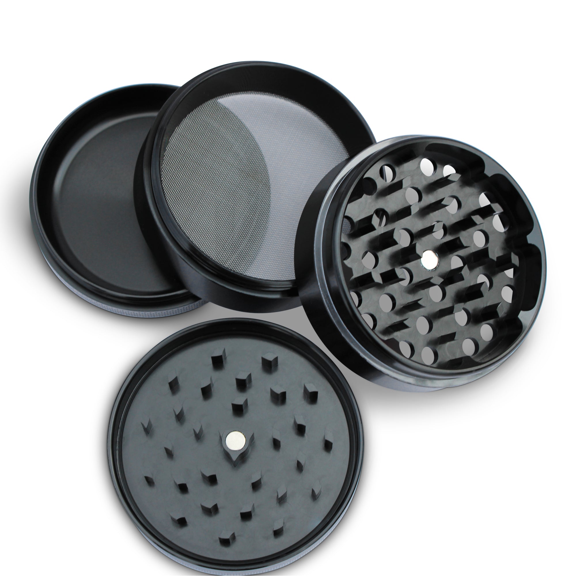 Weed Grinder - Flowers Hippy Peace Sign Artwork Grinder