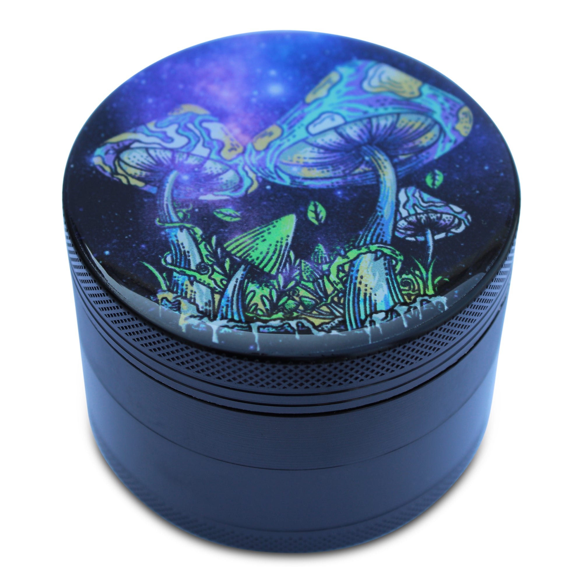 Weed Grinder - Trippy Mushroom Artwork