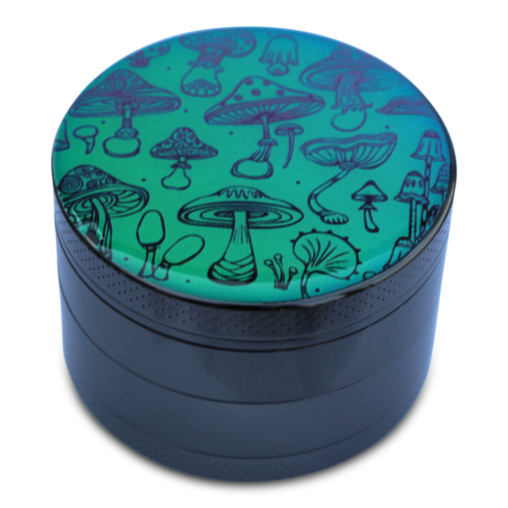 Weed Grinder Floating Mushrooms