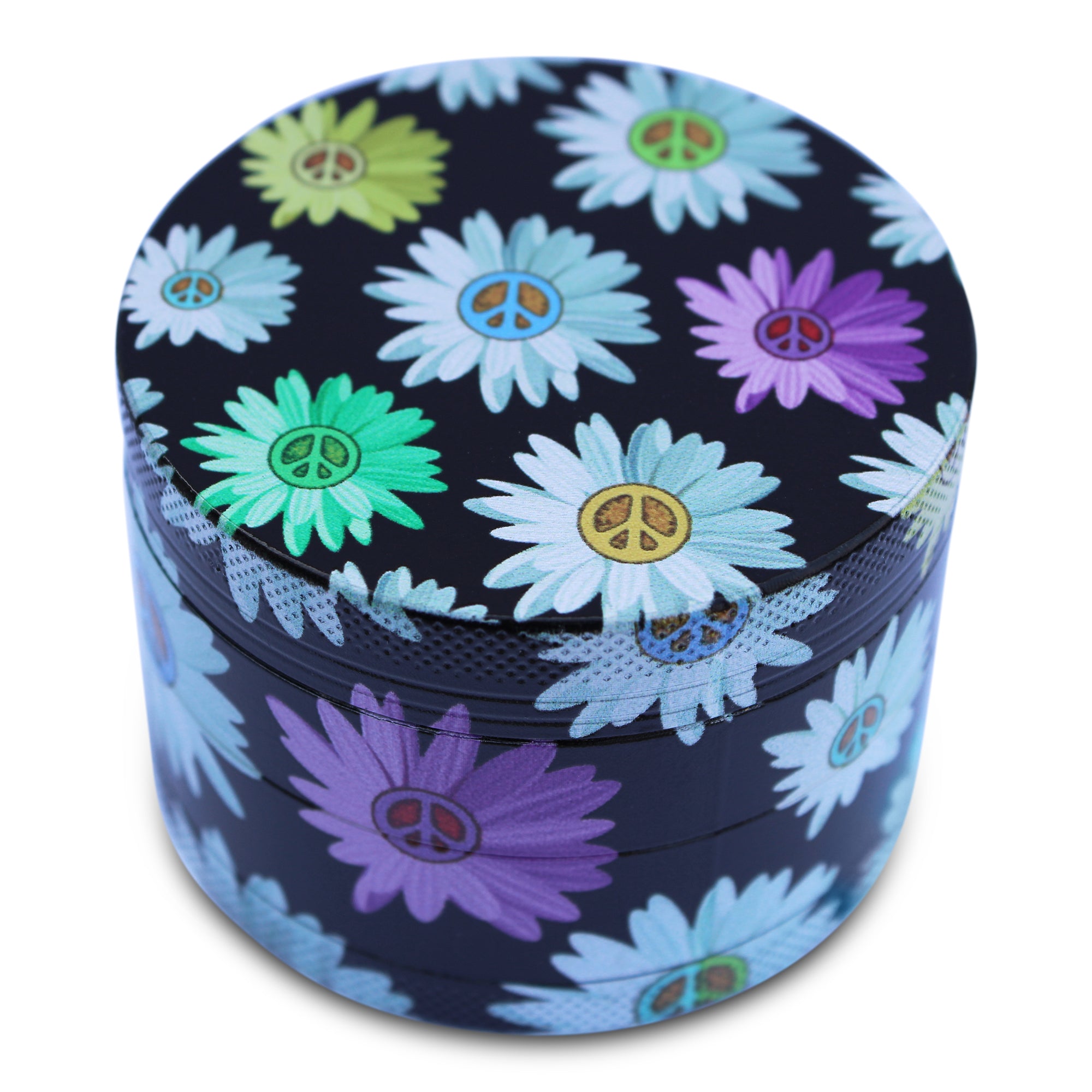 Weed Grinder Hippy Flower Power Art Grinder