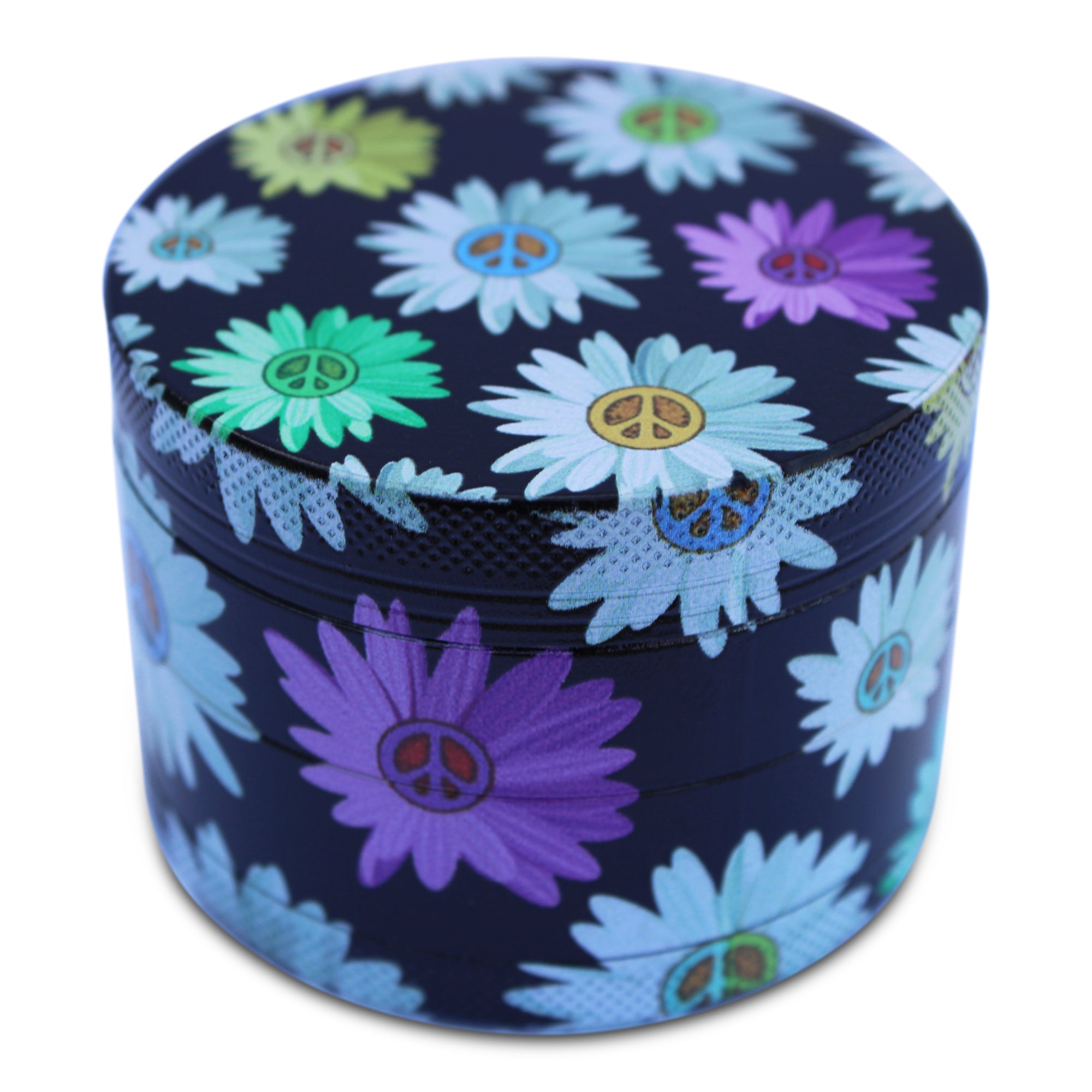 Weed Grinder Hippy Flower Power Art Grinder