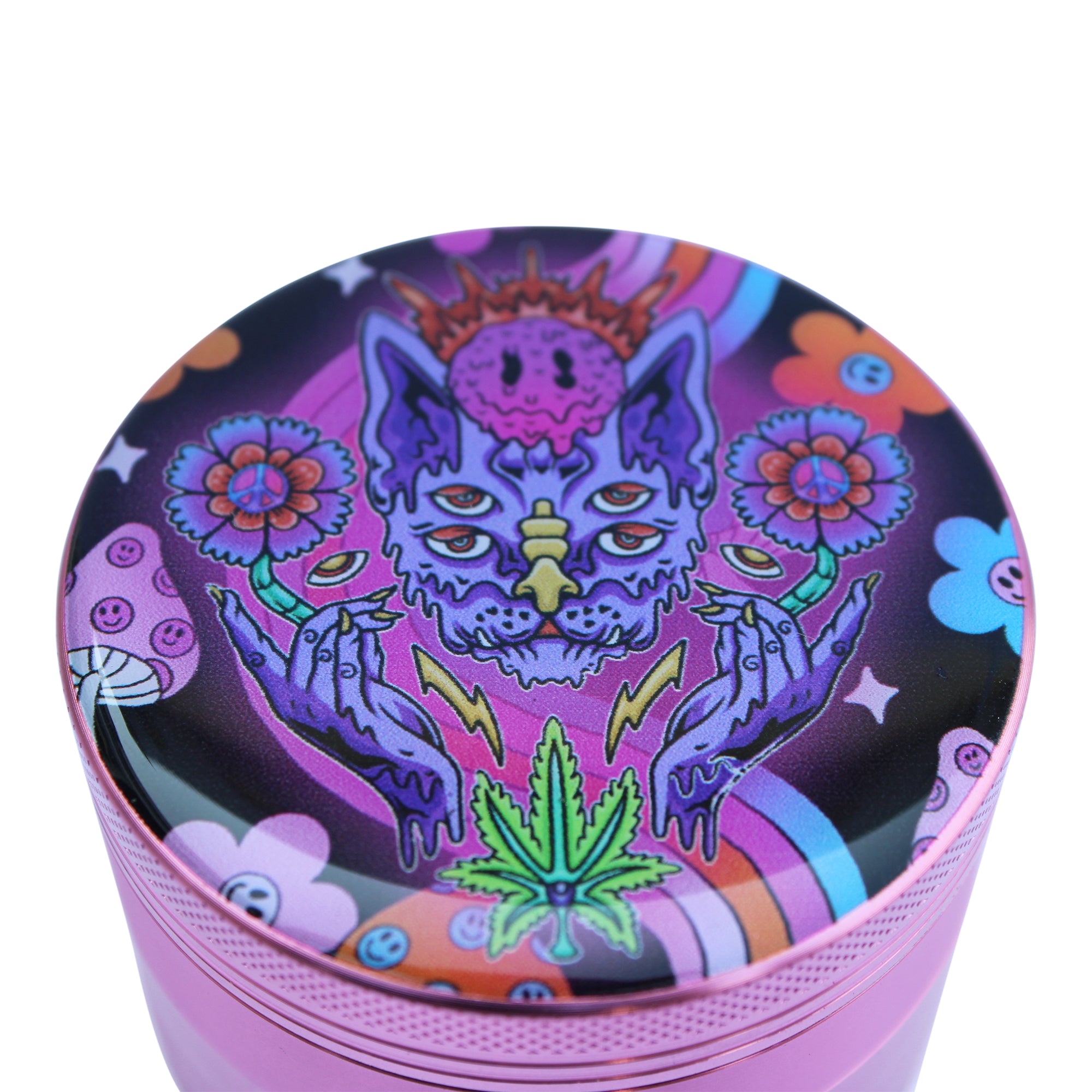 weed grinder herb grinder mushroom grinder lead grinder trippy cat grinder hippy 