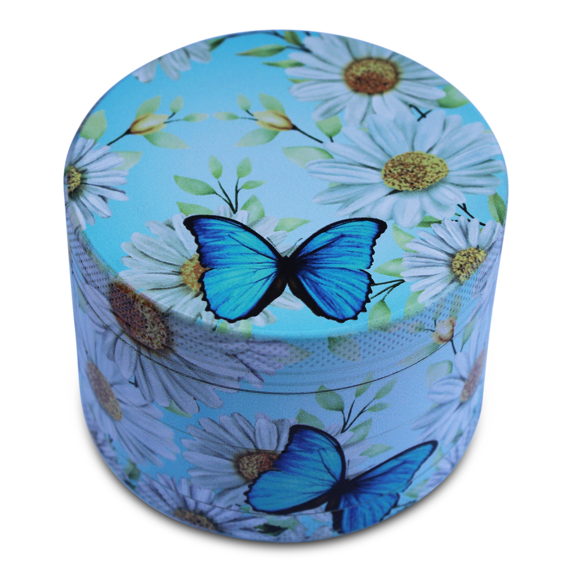 weed grinder 4 part butterflys sunflowers