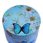 Weed Grinder Butterfly & Sunflowers