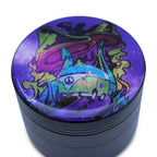 Weed Grinder Hippy Bus Mushroom Artwork