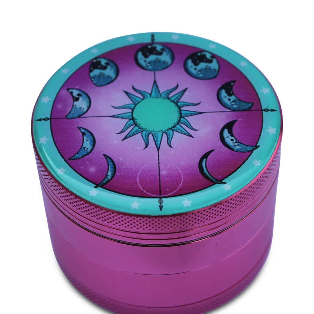 Weed Grinder Luna Moon Chart Art