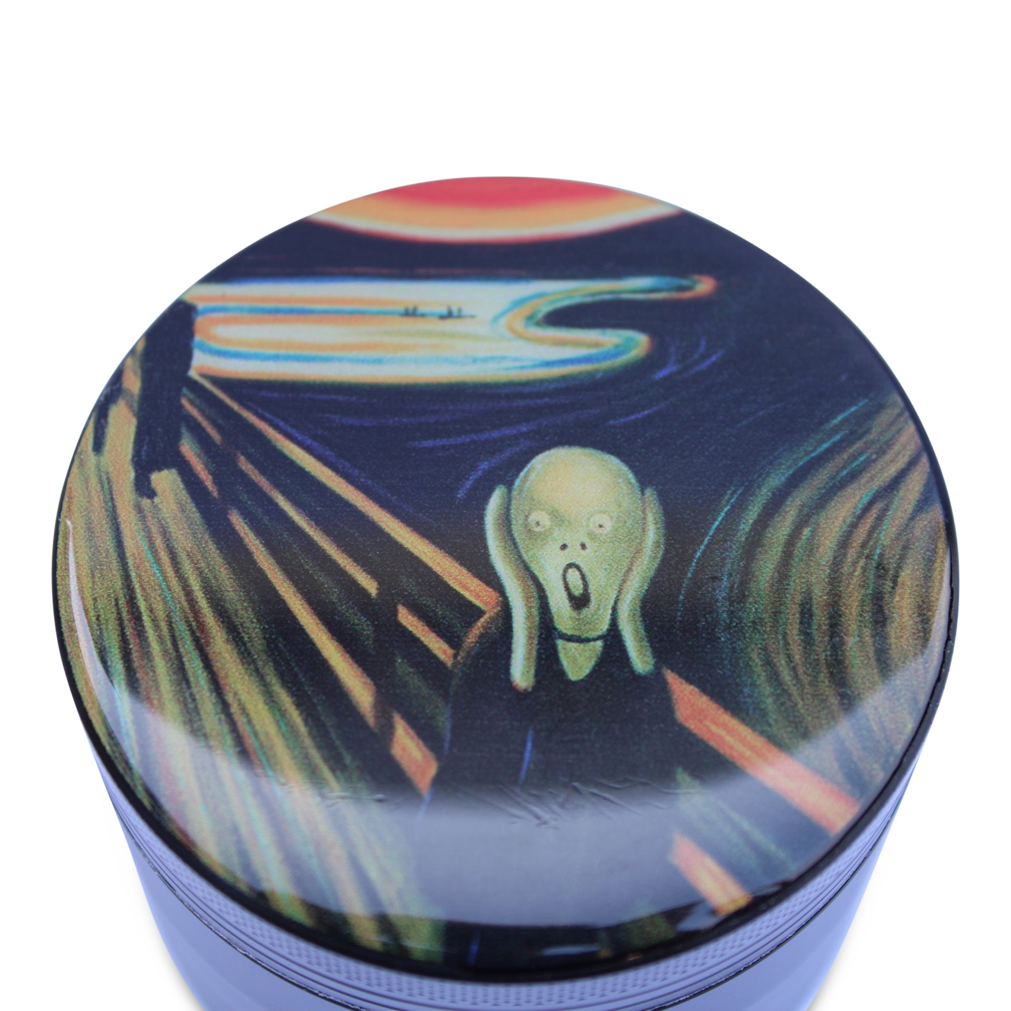 Weed Grinder - Aluminum - "The Scream" by Edvard Munch Grinder