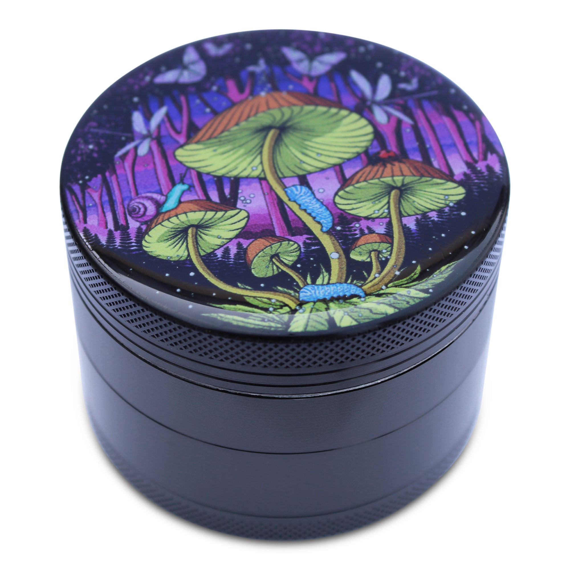 Weed Grinder Trippy Mushroom Art Grinder