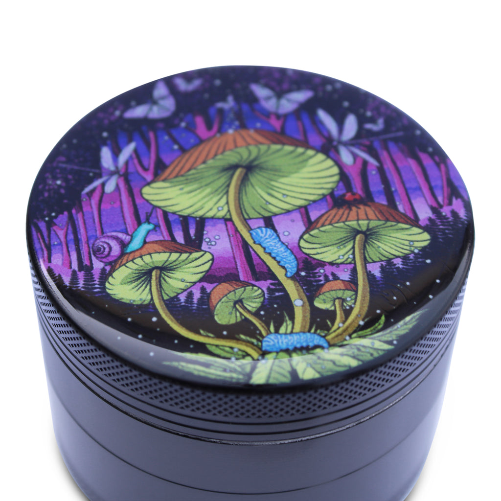 Weed Grinder Trippy Mushroom Art Grinder