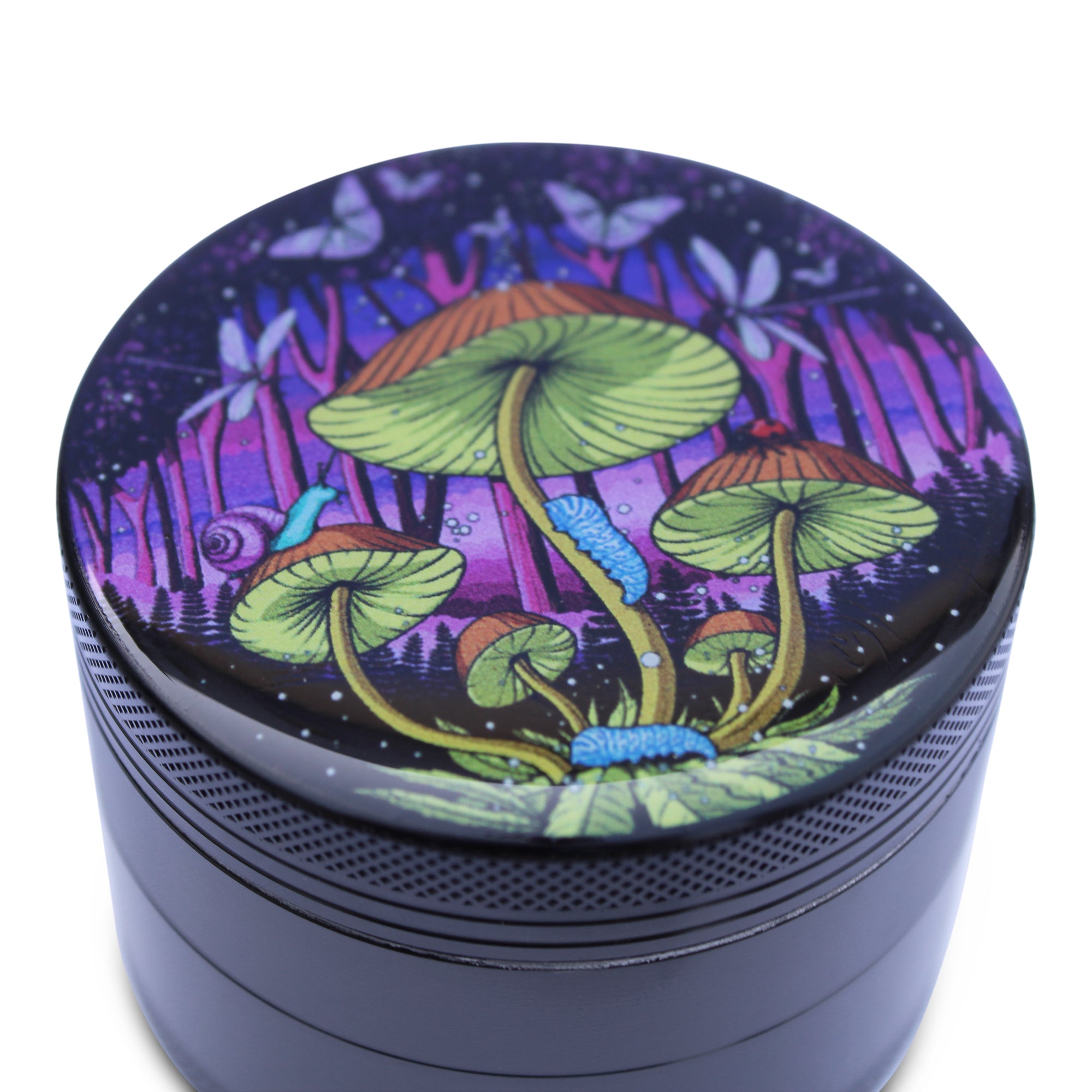 Weed Grinder Trippy Mushroom Art Grinder