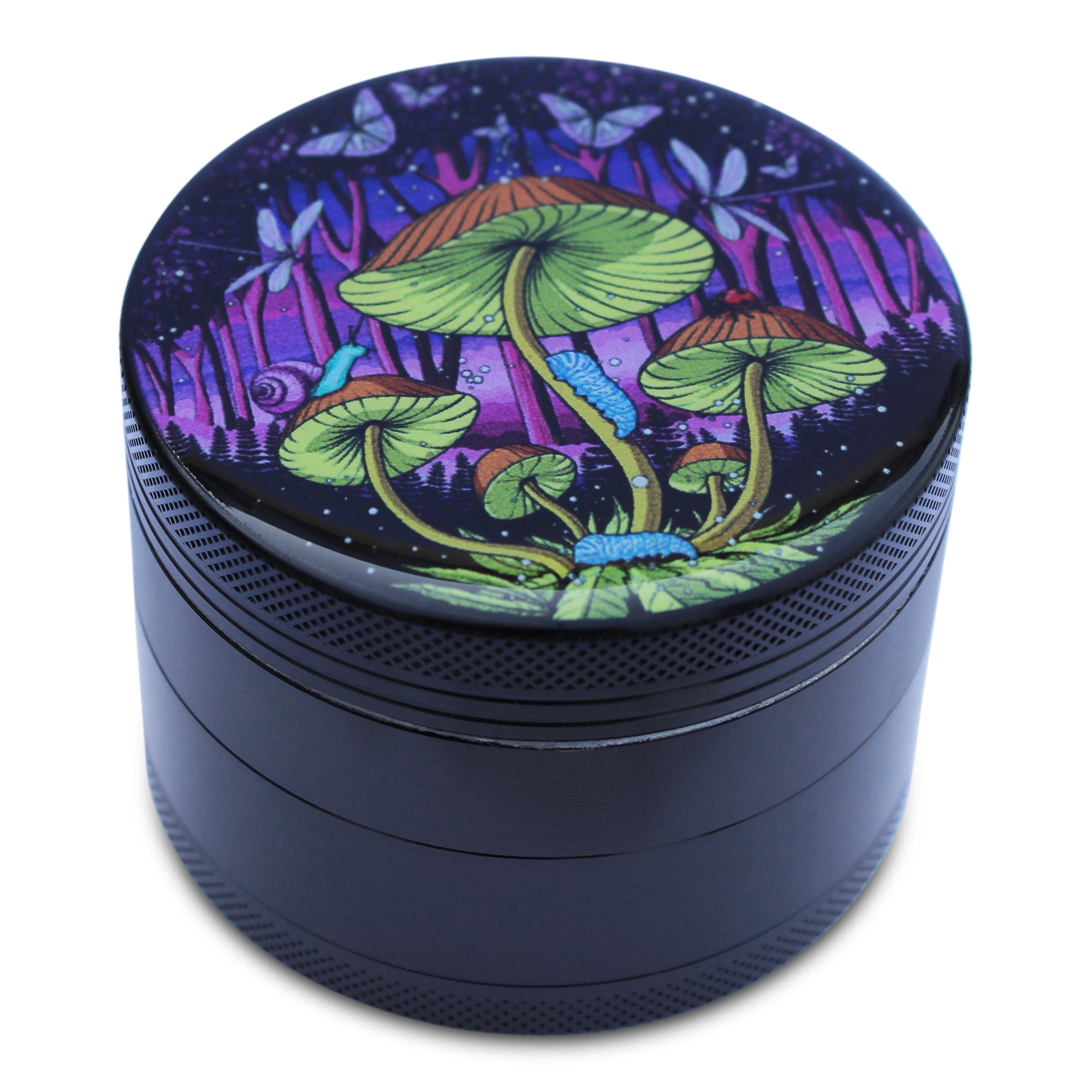 weed grinder trippy art butterfly grinder