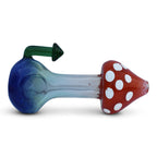 Glass Pipe Hand Pipe - Mushroom Pipe Bowl