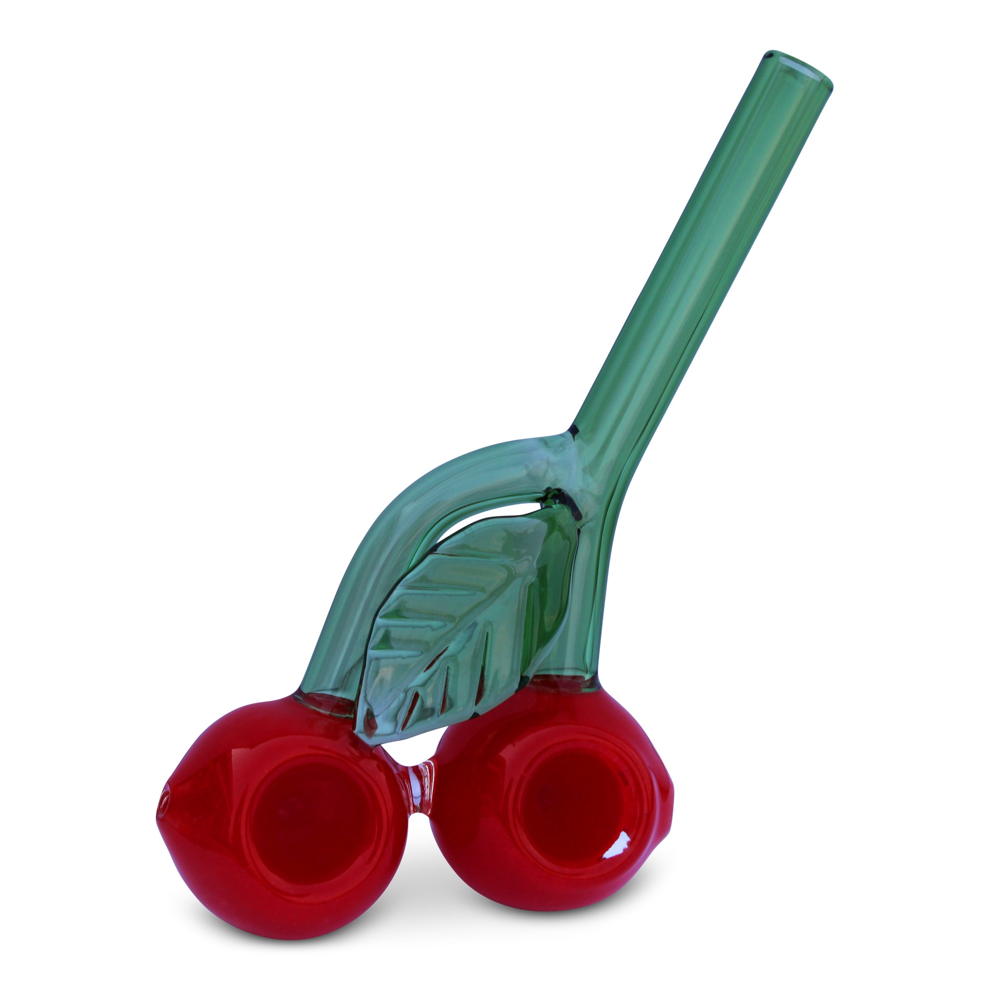 Glass Pipe - Hand Pipe Double Cherry Pipe Bowl