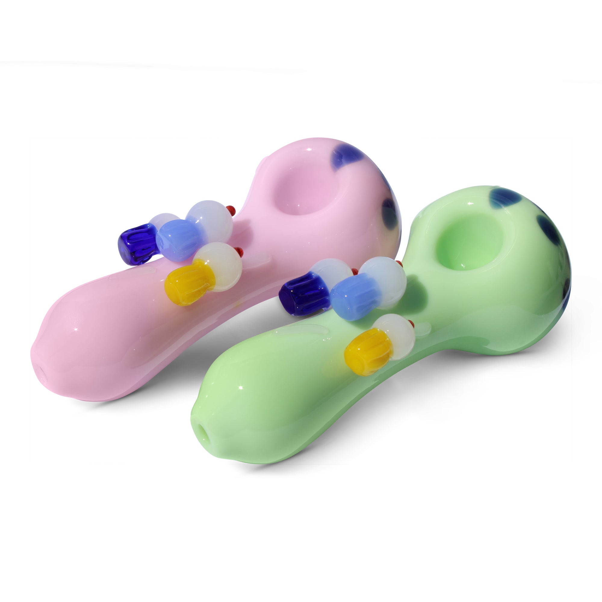 glass pipe hand pipe bowl birthday gift bows cupcakes